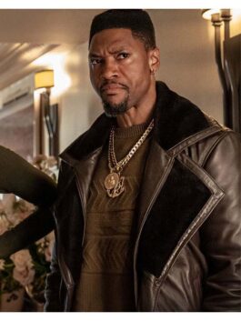 London Brown Power Book III Leather Jacket