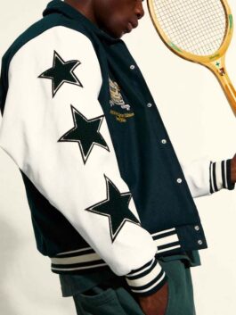 Neutrals Country Club Varsity Jacket