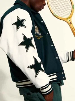 Neutrals Country Club Varsity Jacket