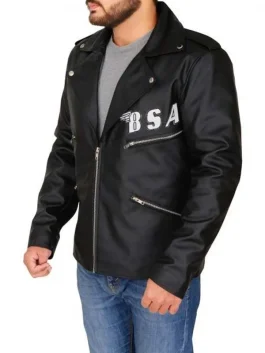 BSA Faith Rockers Revenge Leather Jacket back