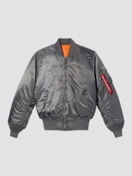 The Batman Drifter Jacket in grey, inspired by Bruce Wayne’s drifter outfit from The Batman movie — a casual bomber jacket for dark streetwear style.