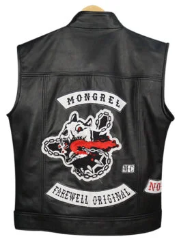 Deacon St. John Days Gone Black Leather Vest
