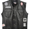 Deacon St. John Days Gone Black Leather Vest