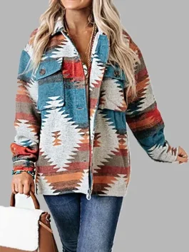 Heartland Amy Fleming Aztec Shirt Jacket
