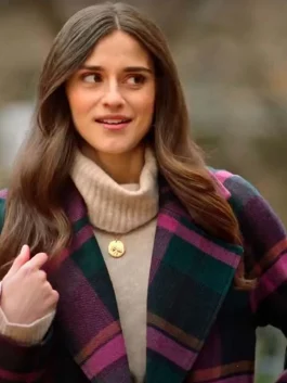 Lease on Love Poppy Plaid Coat