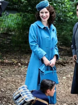 Rachel Brosnahan The Marvelous Mrs. Maisel Trench Coat fornt