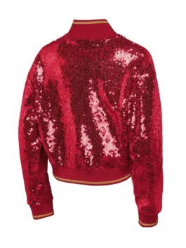 San Francisco 49ers Red Sequin Jacket Women