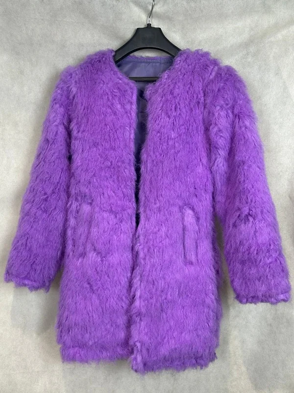 The Eras Tour Taylor Swift Purple Fur Coat