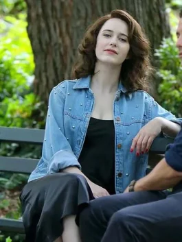 The Marvelous Mrs. Maisel Rachel Brosnahan Denim Jacket front