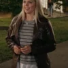 The Sex Lives of College Girls Leighton Murray Leather Coat