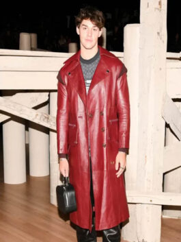 XO Kitty 2023 Noah Beck Leather Coat