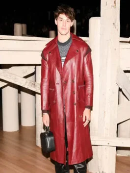 XO Kitty 2023 Noah Beck Leather Coat