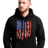 American Flag In Guns 2.0 Hoodie