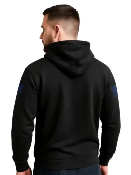 American Flag In Guns 2.0 Hoodie (Back)