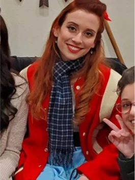 Amityville Apt 2023 Alisha Erozer Red Coat front pose