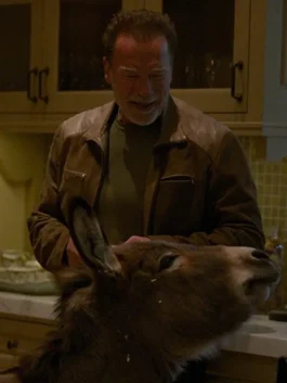 Arnold 2023 Arnold Schwarzenegger Brown Leather Jacket