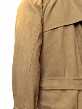 Full shot of the Blade Runner 1982 Rick Deckard Trench Coat in brown from America Jackets.