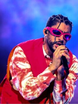 Coachella 2023 Bad Bunny Red Vest