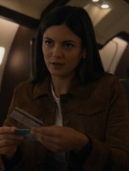 FUBAR 2023 Emma Brunner Suede Brown Jacket