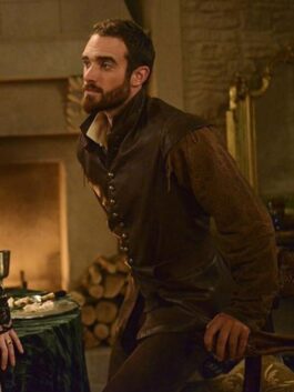 Joshua Sasse Galavant Brown Vest