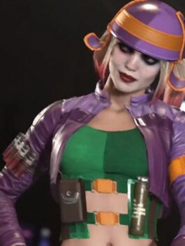 Injustice 2 Harley Quinn Purple Jacket