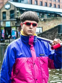 Purple & Pink Iconic Let Me Down Alien Boy Oliver Tree Jacket street look