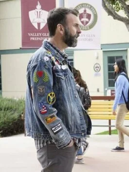 Jeremy Black-ish Blue Denim Jacket