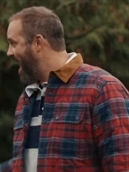 Joy Ride 2023 David Denman Plaid Jacket