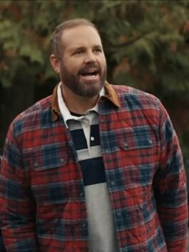 Joy Ride 2023 David Denman Plaid Jacket