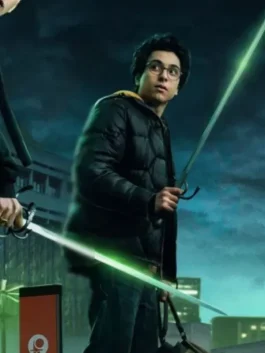 Lockwood & Co 2023 Ali Hadji-Heshmati Black Puffer Jacket side pose