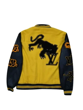 Mens Louis Vuitton Yellow Jacket back