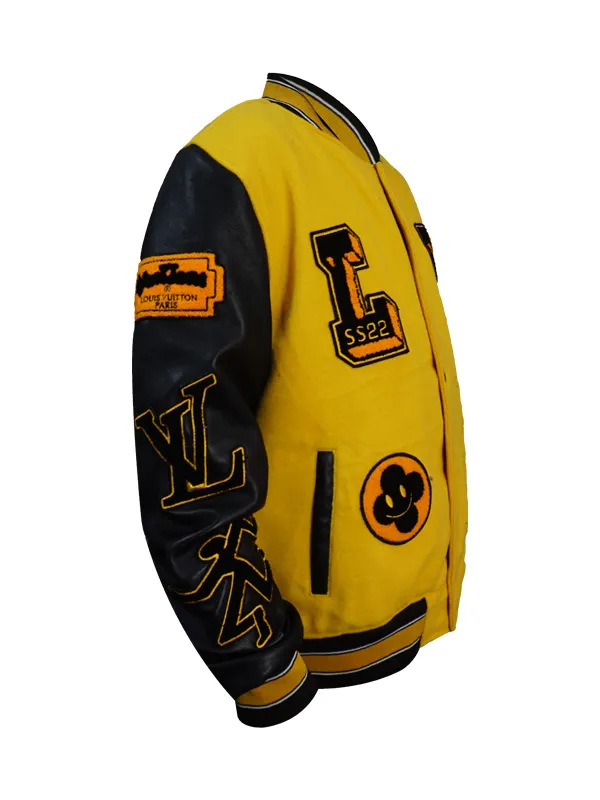 Mens Louis Vuitton Yellow Jacket side