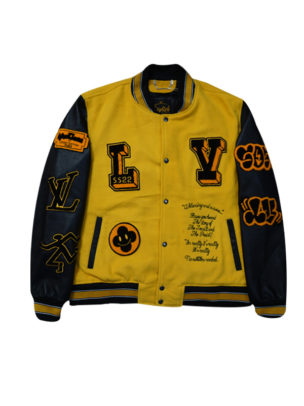 Mens Louis Vuitton Yellow Jacket