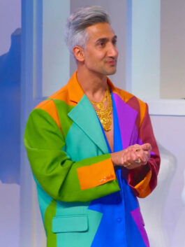 Next in Fashion Season 2 Tan France Colorblock Blazer