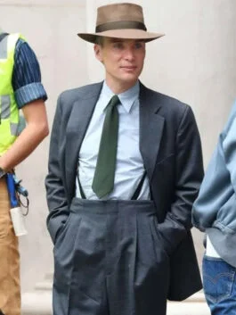Oppenheimer Cillian Murphy Grey Suit