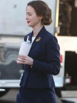 Alternative view of Oppenheimer Emily Blunt Wool Coat