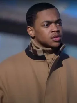 Power Book II Ghost Tariq St Patrick Brown Jacket pose