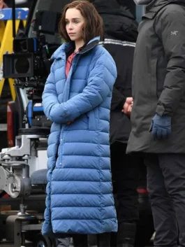 Secret Invasion 2023 Emilia Clarke Puffer Coat