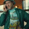 Seth Rogen Platonic 2023 Green Varsity Jacket back