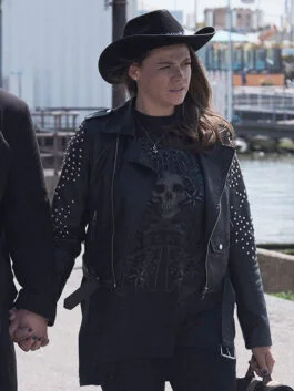 Love Without Walls Shana Swash Leather Jacket