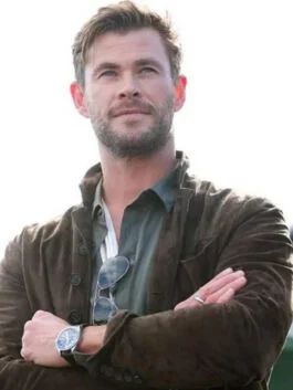 Extraction 2 Chris Hemsworth Brown Leather Jacket