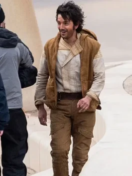 Star Wars Andor 2022 Diego Luna Brown Vest