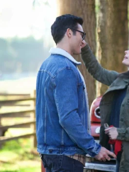 Superman and Lois Clark Kent Denim Jacket