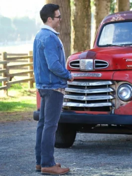 Superman and Lois Clark Kent Denim Jacket