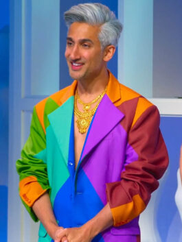 Next in Fashion Season 2 Tan France Colorblock Blazer