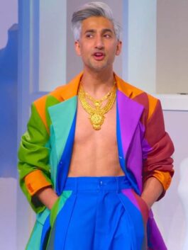 Next in Fashion Season 2 Tan France Colorblock Blazer