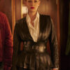 The Machine Iva Babic Black Leather Coat