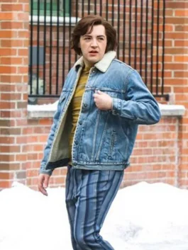 The Many Saints of Newark Tony Soprano Denim Jacket side pose