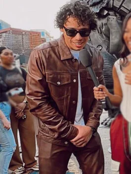 Transformers 2023 Premiere Reek Brown Leather Jacket