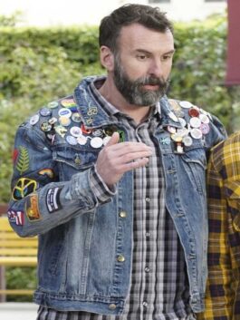 Jeremy Black-ish Blue Denim Jacket